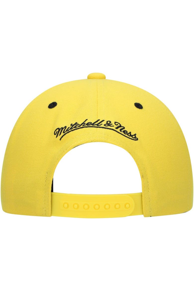 Men's Mitchell & Ness Gold Columbus Crew Breakthrough Snapback Hat, Alternate, color, Gold