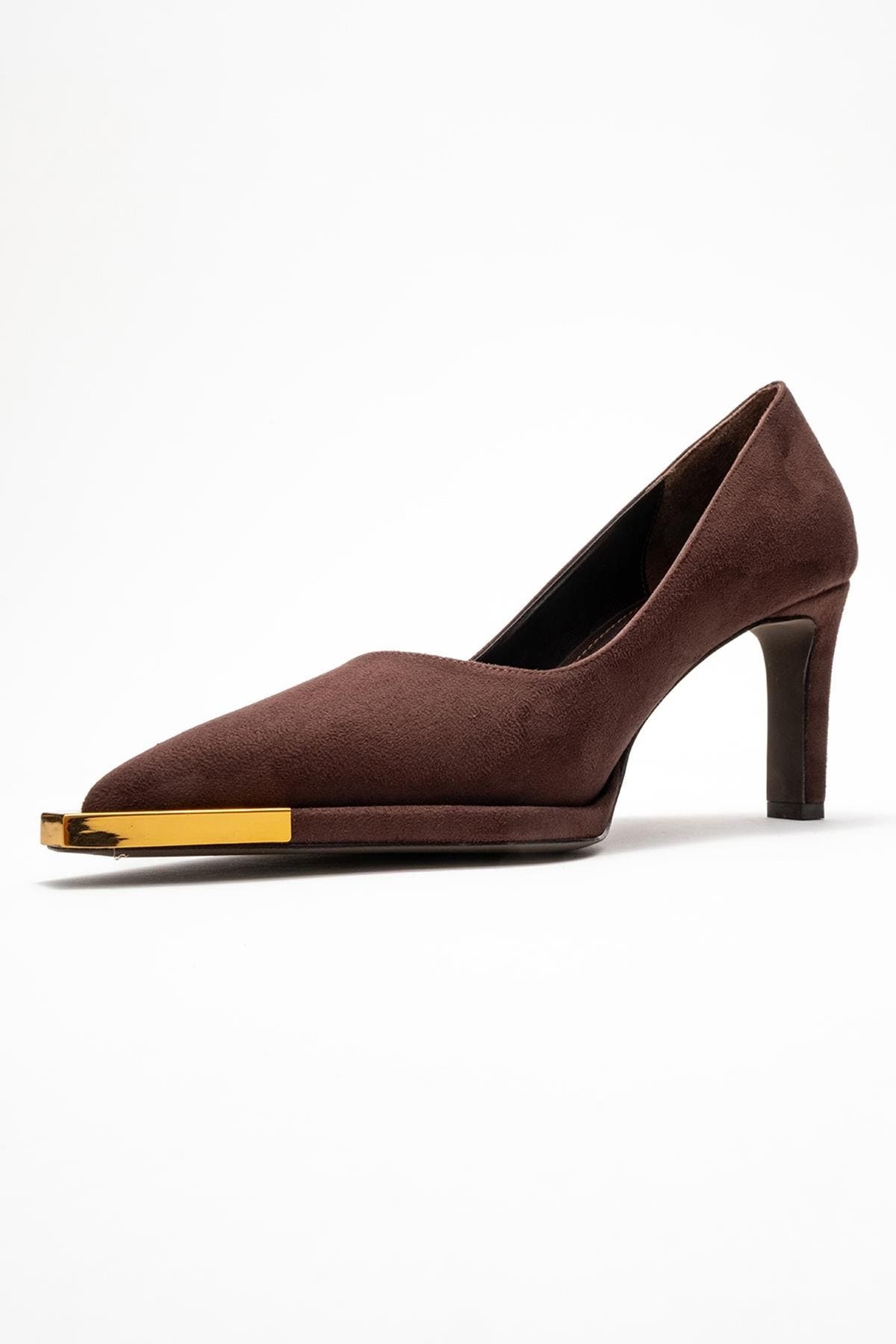 Liora Pointed Toe Pump, Alternate, color, Brown Suede