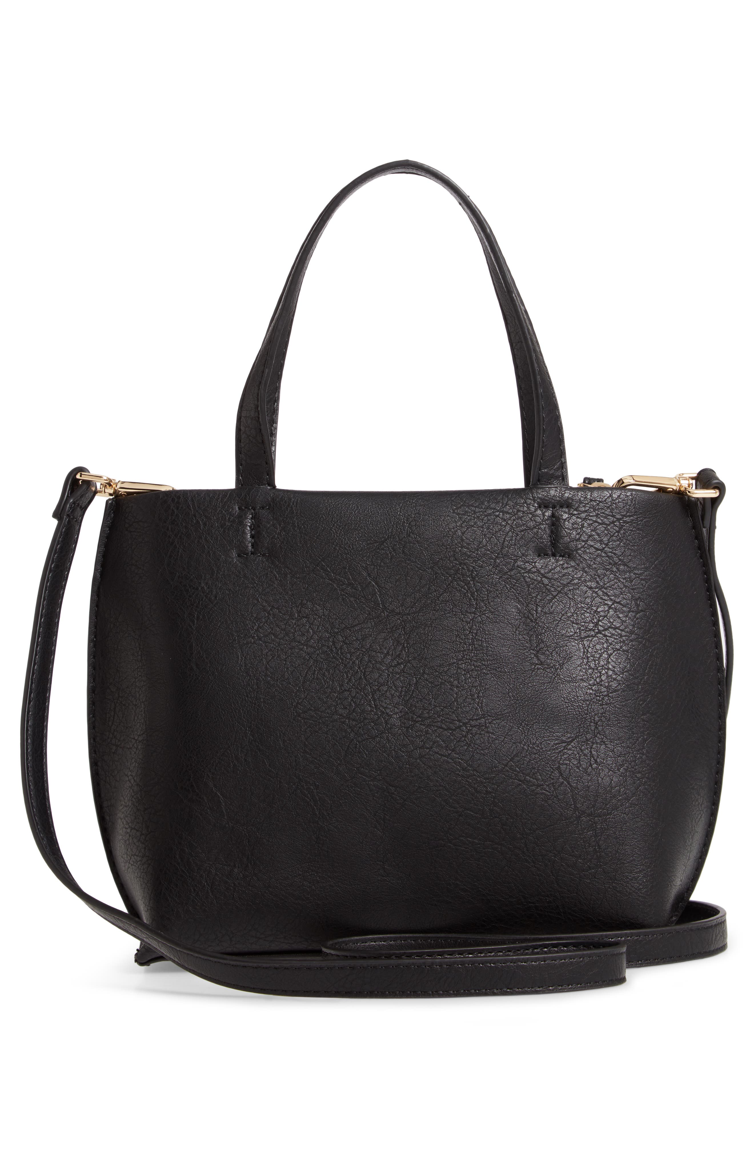 Sole Society Faux Leather Tote, Alternate, color, 