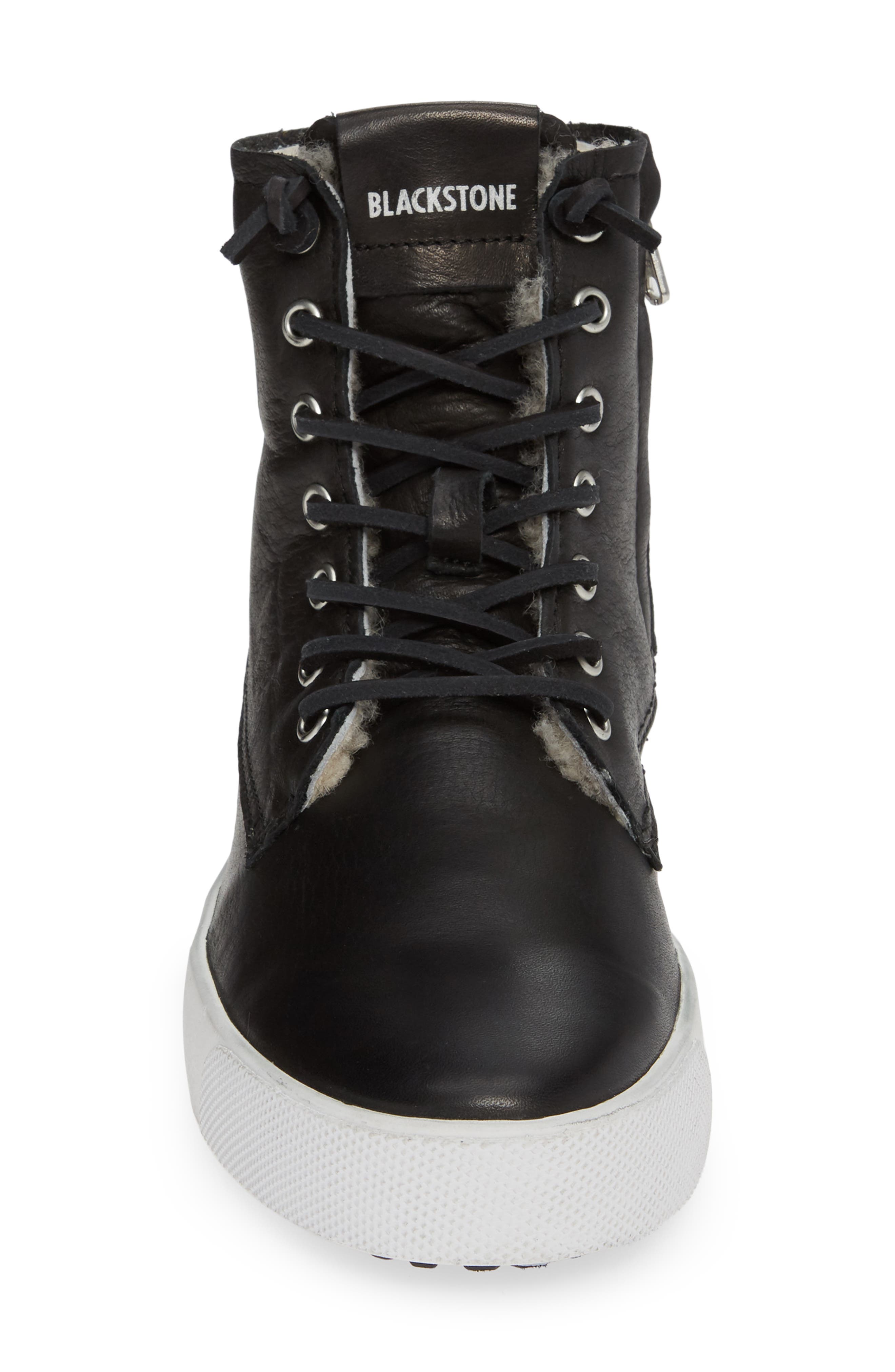 Blackstone QL41 High Top Sneaker with Genuine Shearling Lining, Alternate, color, 