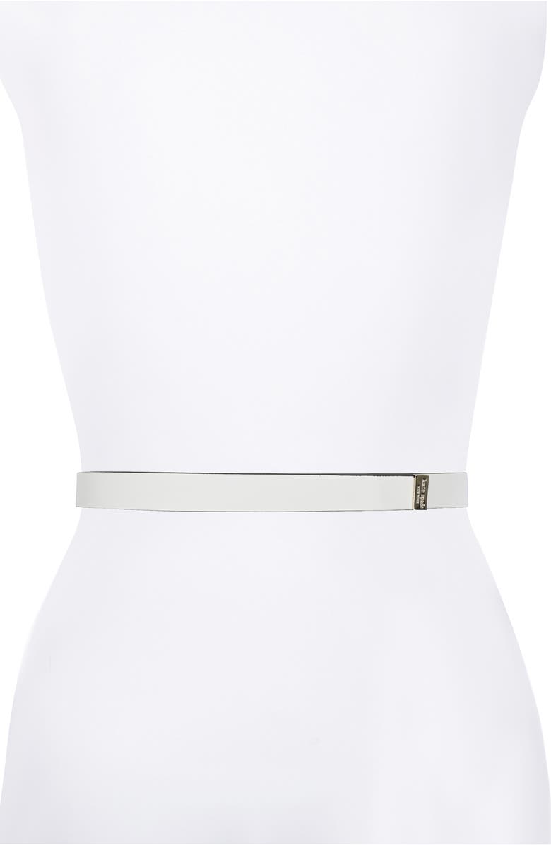 Kate Spade New York bow belt, Alternate, color, Parchment