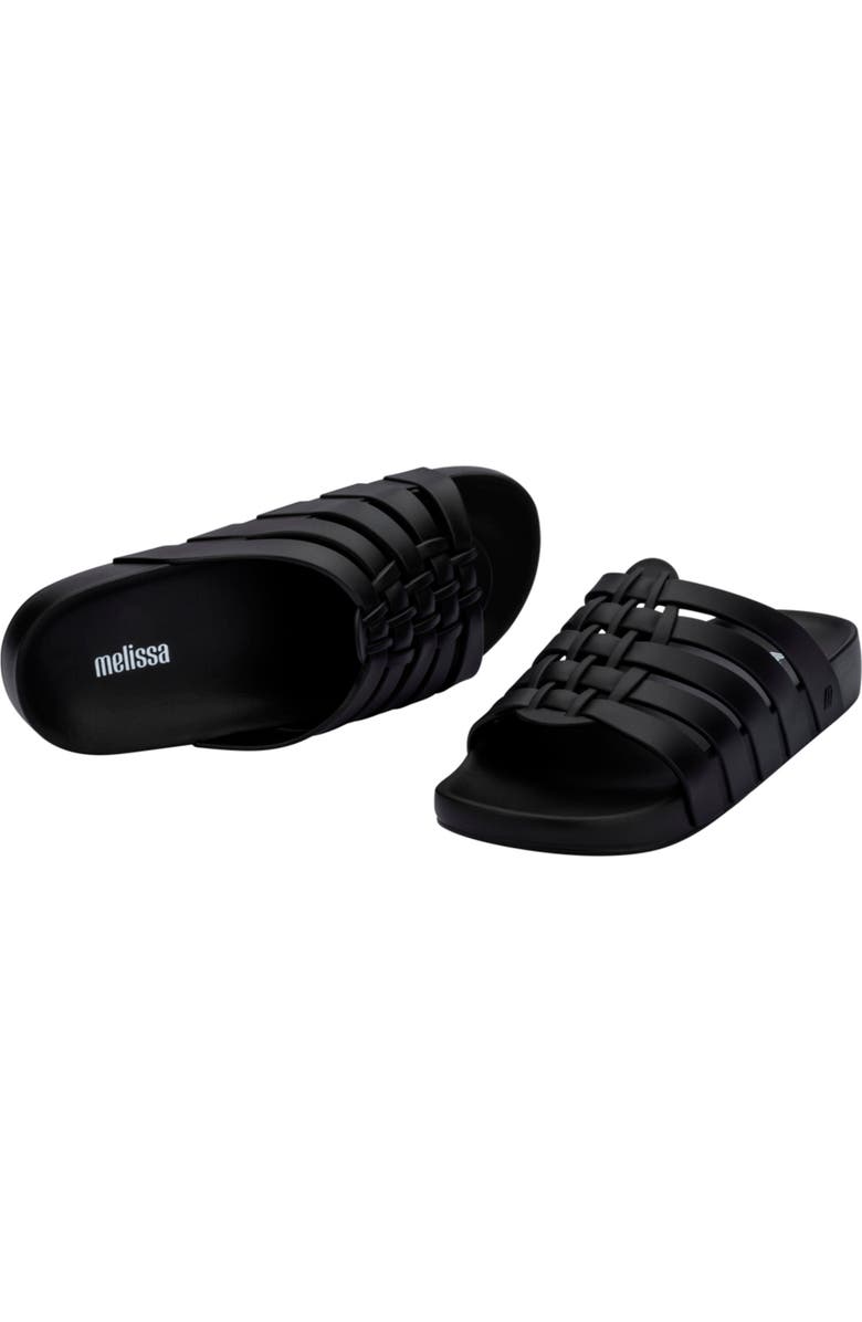 Melissa Possession Slide Sandal, Alternate, color, Matte Black