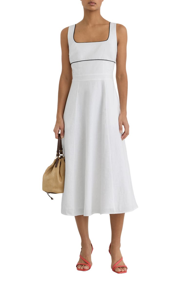 Dorethea Sleeveless Maxi Dress, Main, color, IVORY
