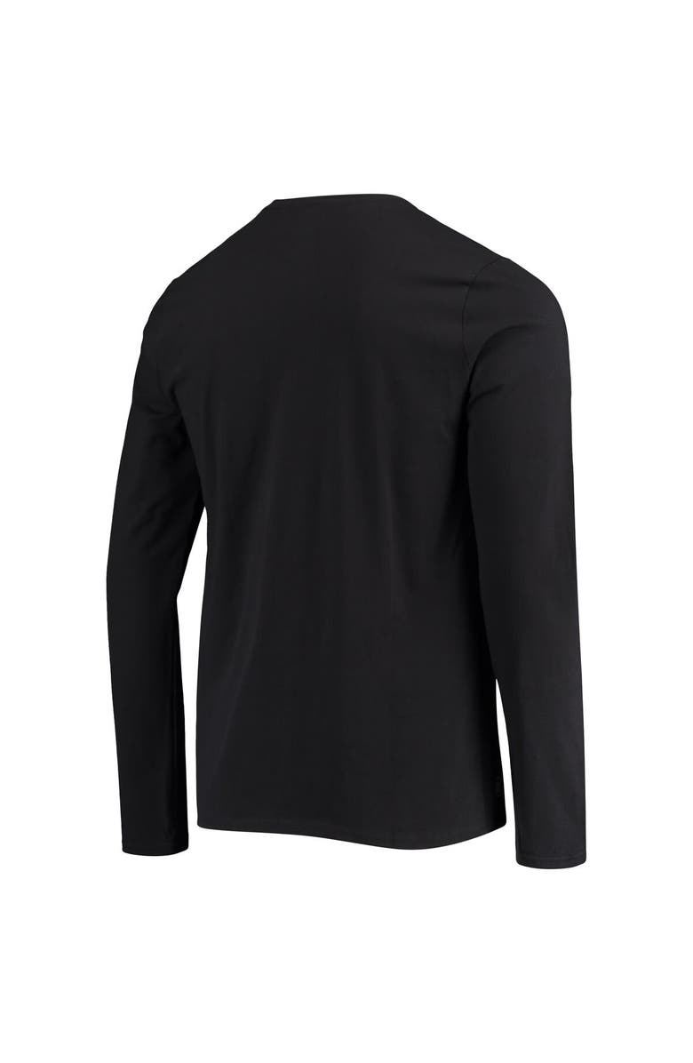 New Era Men's New Era Black Carolina Panthers Combine Authentic Split Line Long Sleeve T-Shirt, Alternate, color, Black