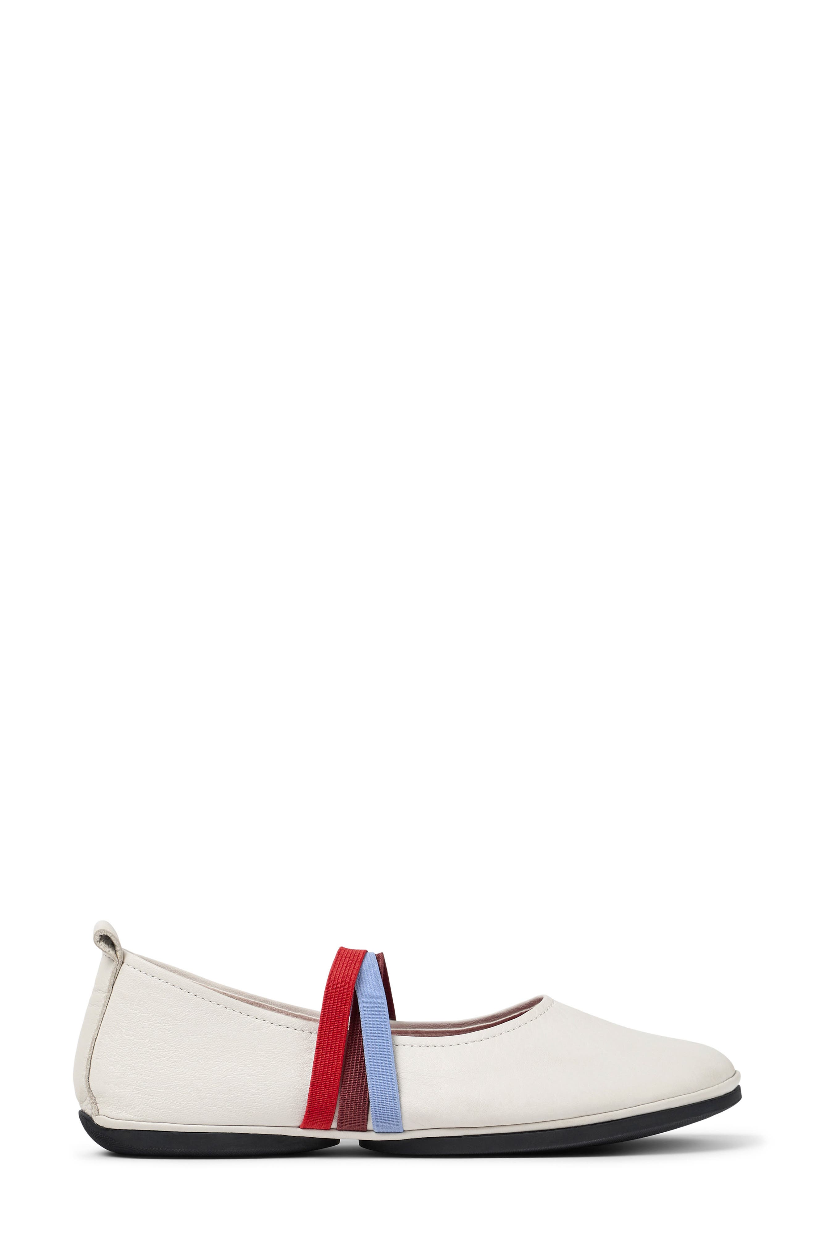 Twins Mismatched Flats, Alternate, color, WHITE NATURAL