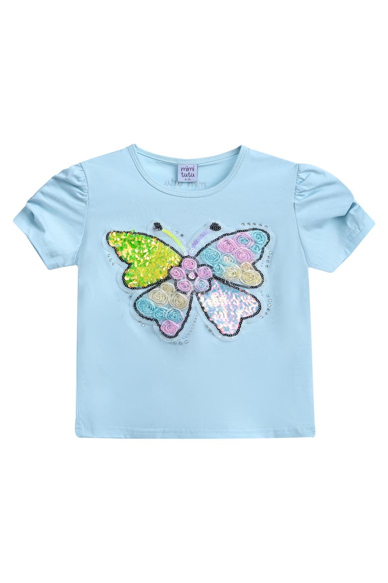 Butterfly T-Shirt, Main, color, Blue