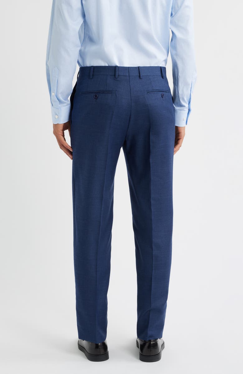 Canali Siena Regular Fit Wool Pants, Alternate, color, Blue