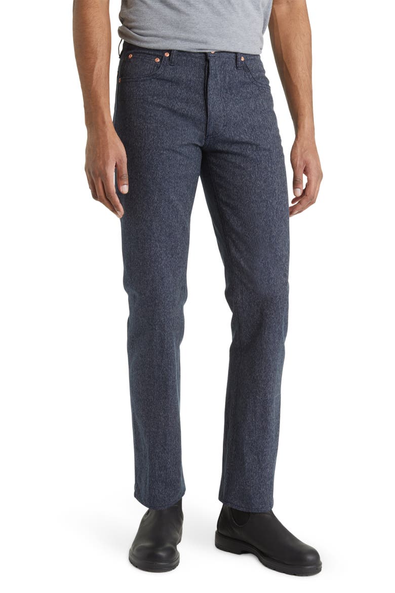 Japanese Jaspe Twill Pants, Main, color, INDIGO TWILL