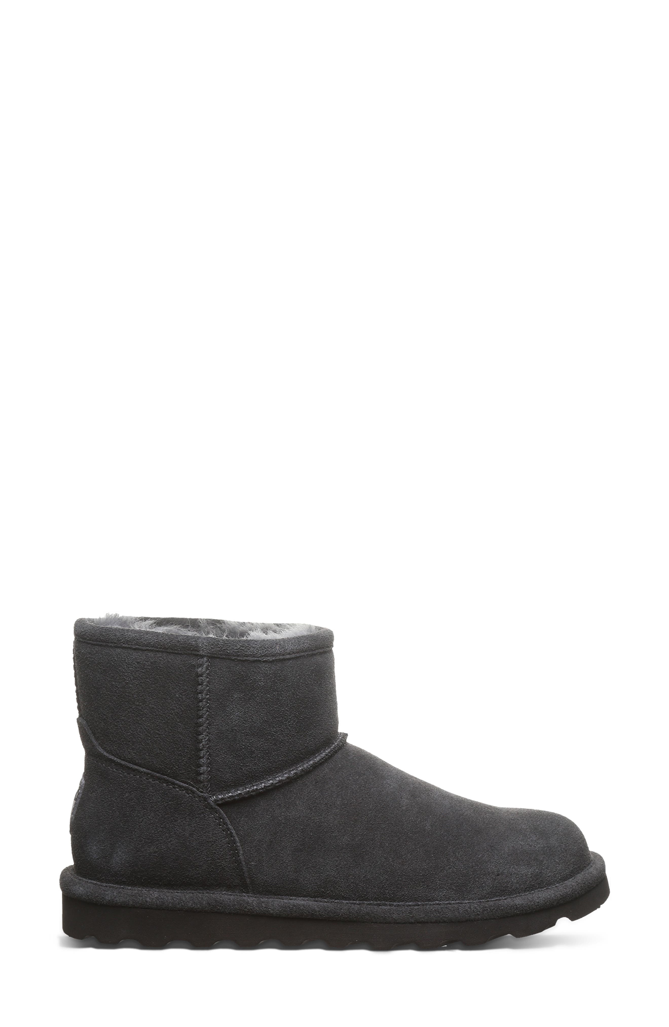 BEARPAW Alyssa Genuine Shearling Lined Boot - Wide Width, Alternate, color, Graphite