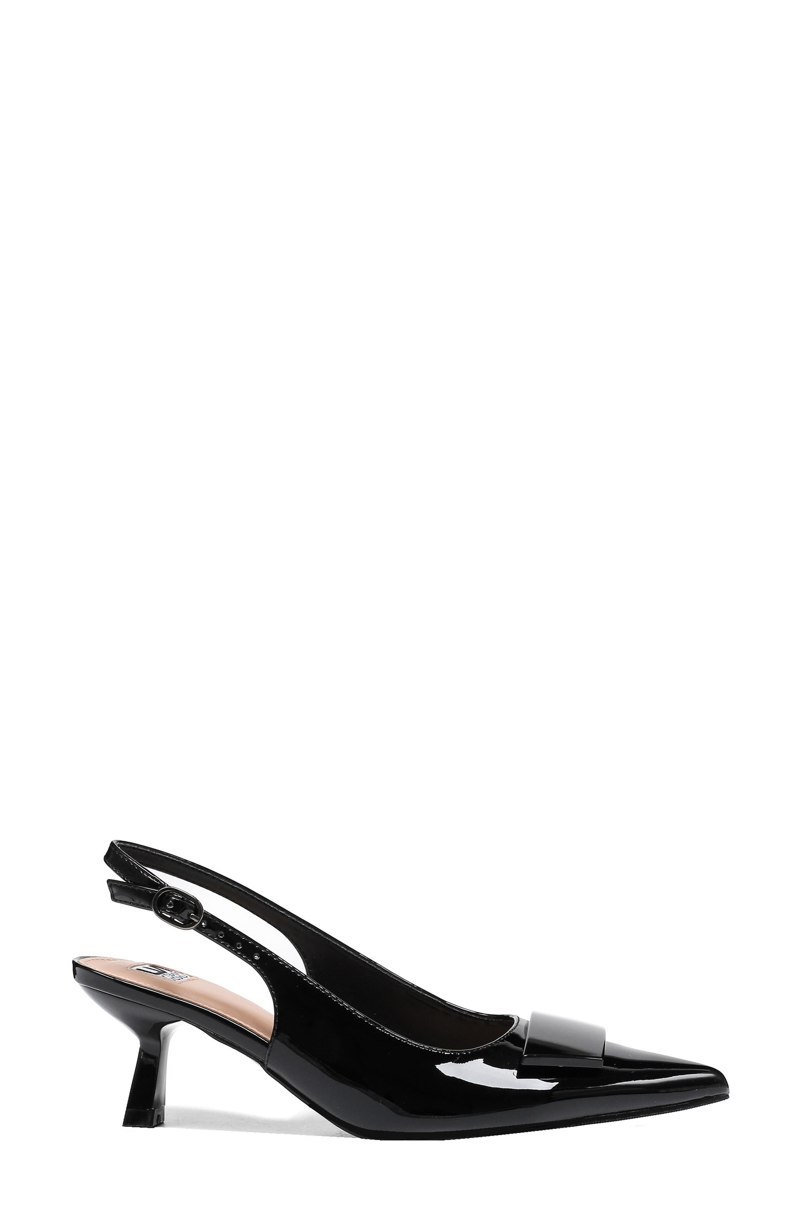 NINETY UNION Lana Slingback Kitten Heel Pump, Alternate, color, Black