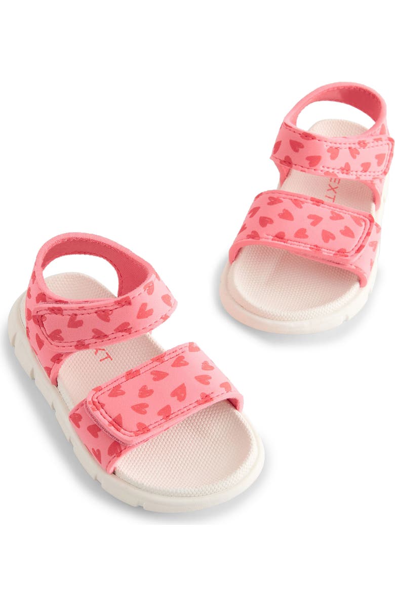 NEXT Kids' Print Adjustable Sandal, Main, color, Pink Multi