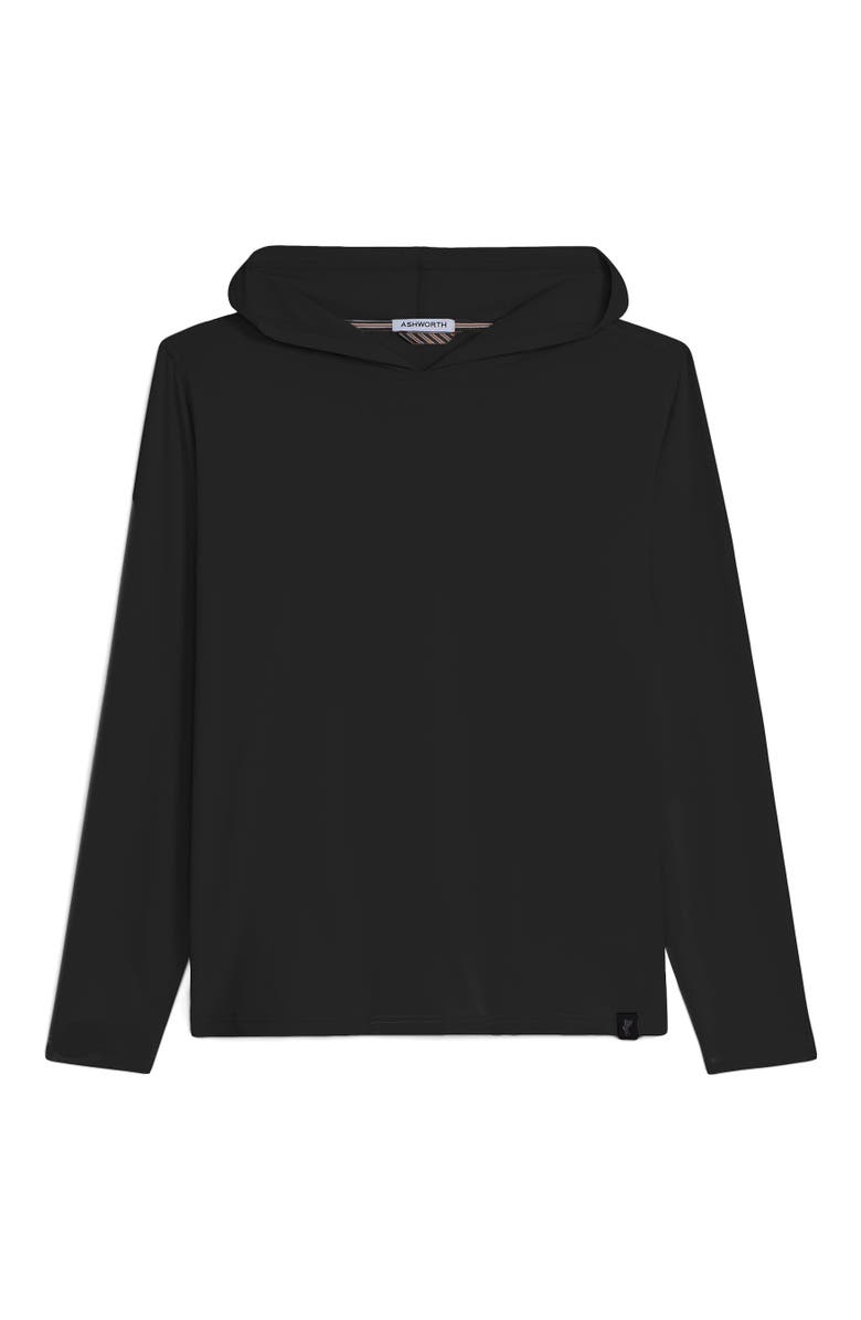 ASHWORTH GOLF Belmont Hoodie, Alternate, color, Black