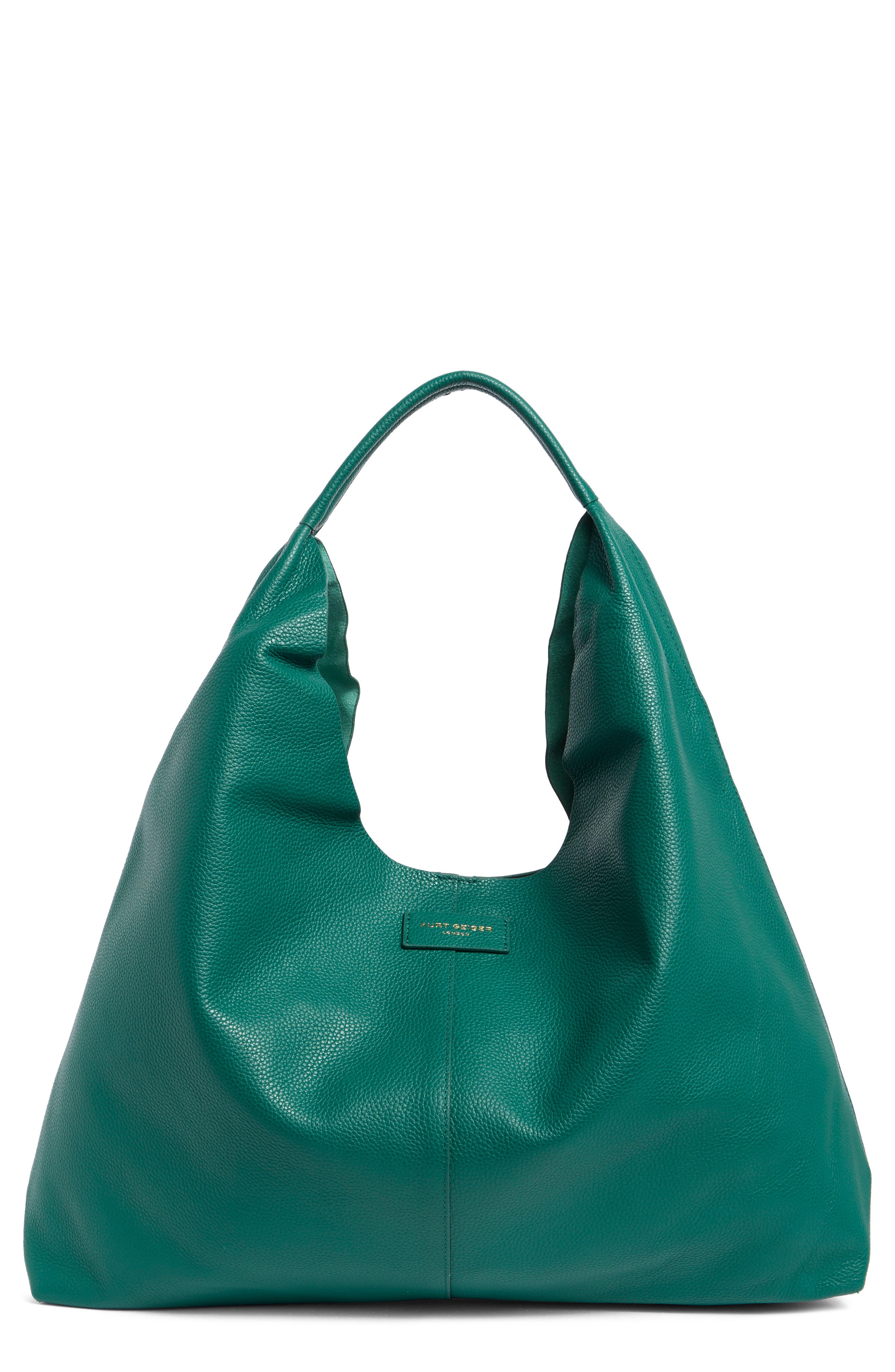 Kurt Geiger London Violet Leather Hobo Bag, Main, color, 