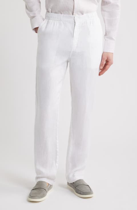 Tristan Drawstring Linen Pants
