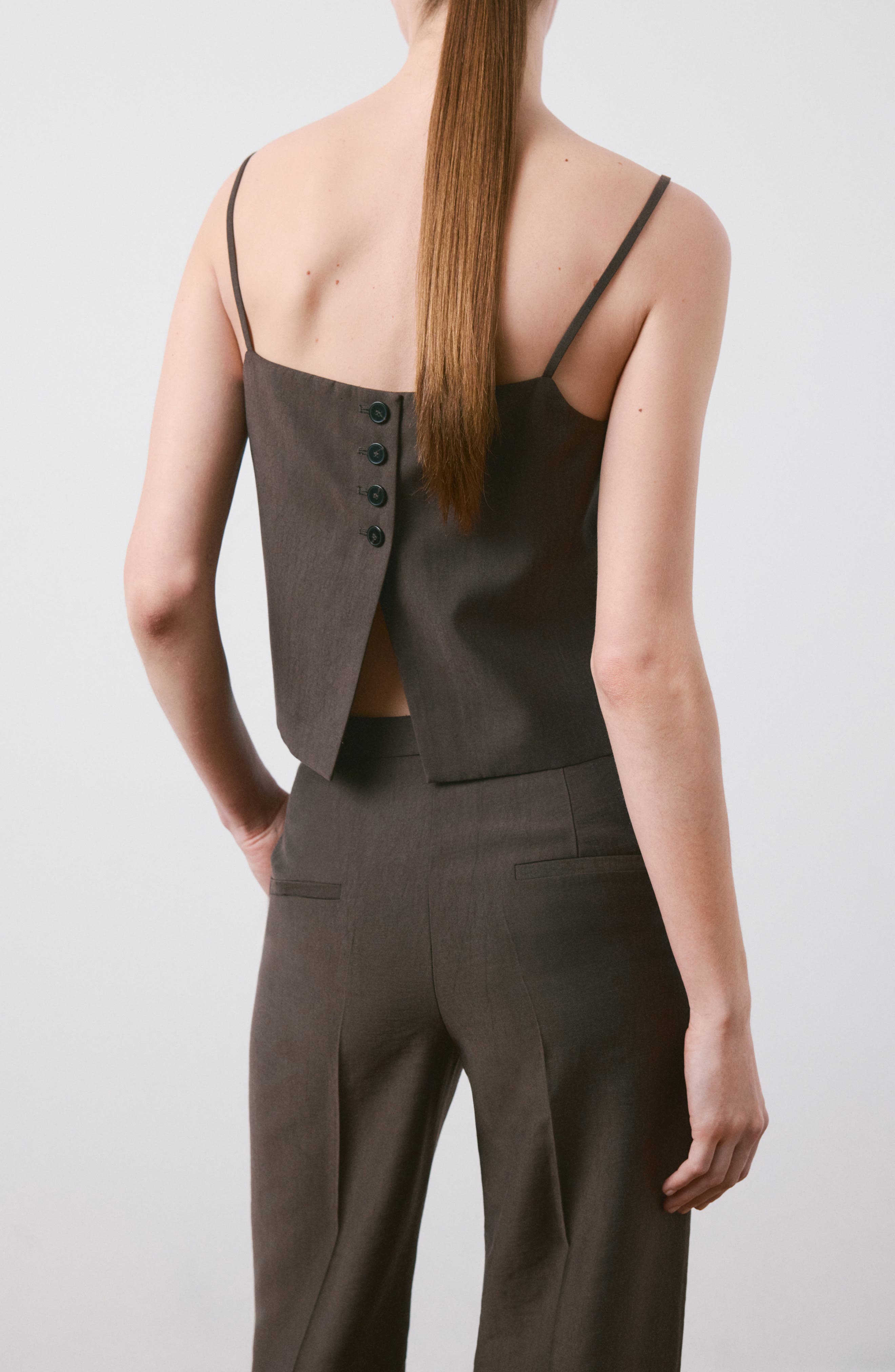 Sleeveless Crop Top - image 2
