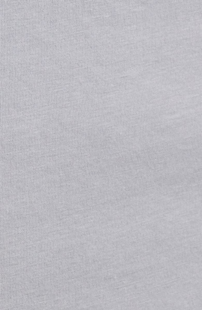 BOSS Orange Enila Pleated Stretch Recycled Cotton Blend Dress, Alternate, color, Blue/ Grey