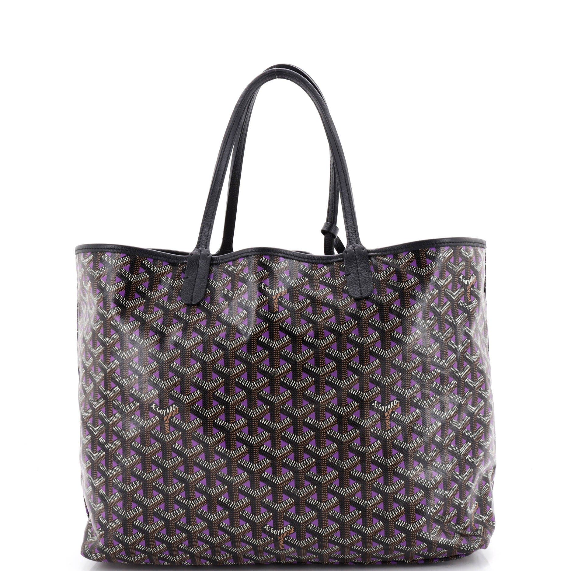 Saint Louis Tote Claire Voie Coated Canvas PM, Main, color, Purple