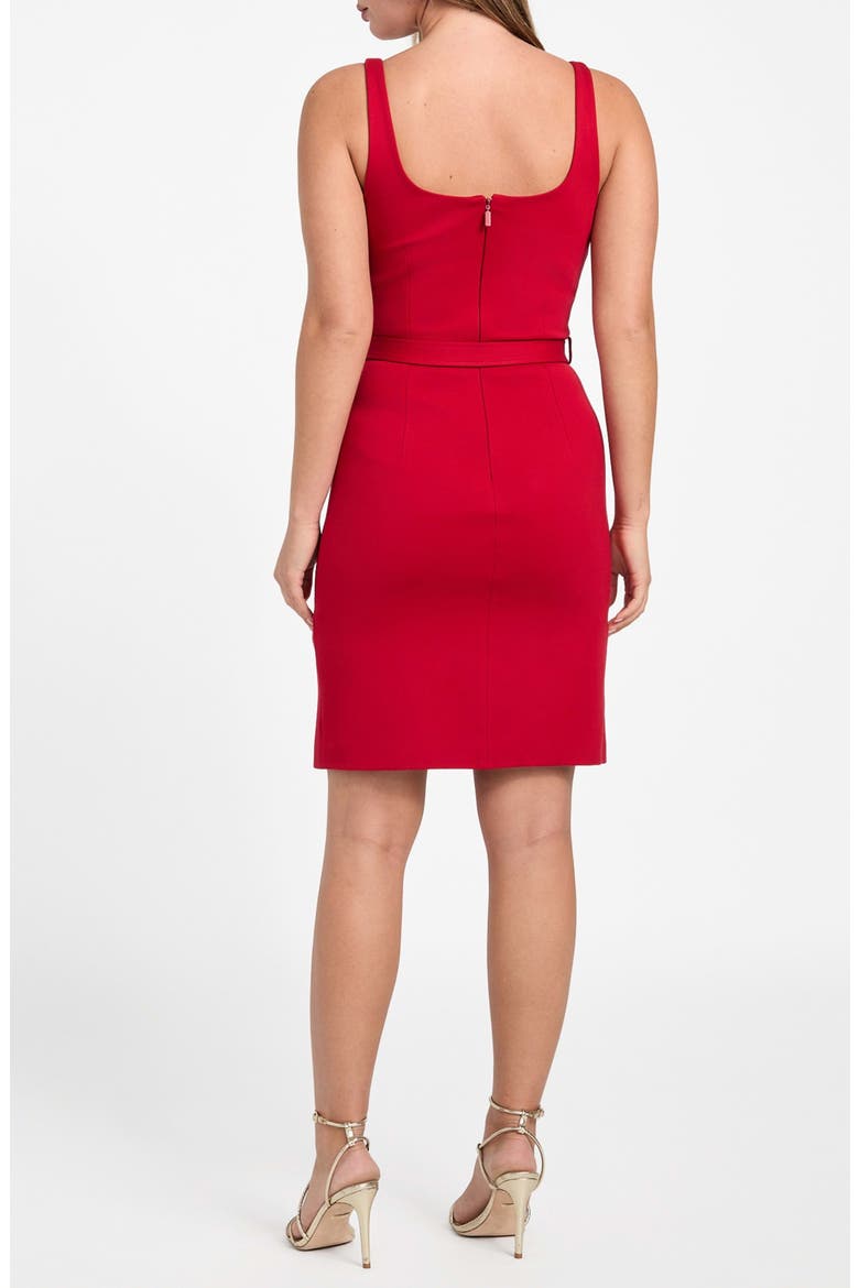 Gwen Sleeveless Sheath Dress, Alternate, color, SAMBA RED VIBES