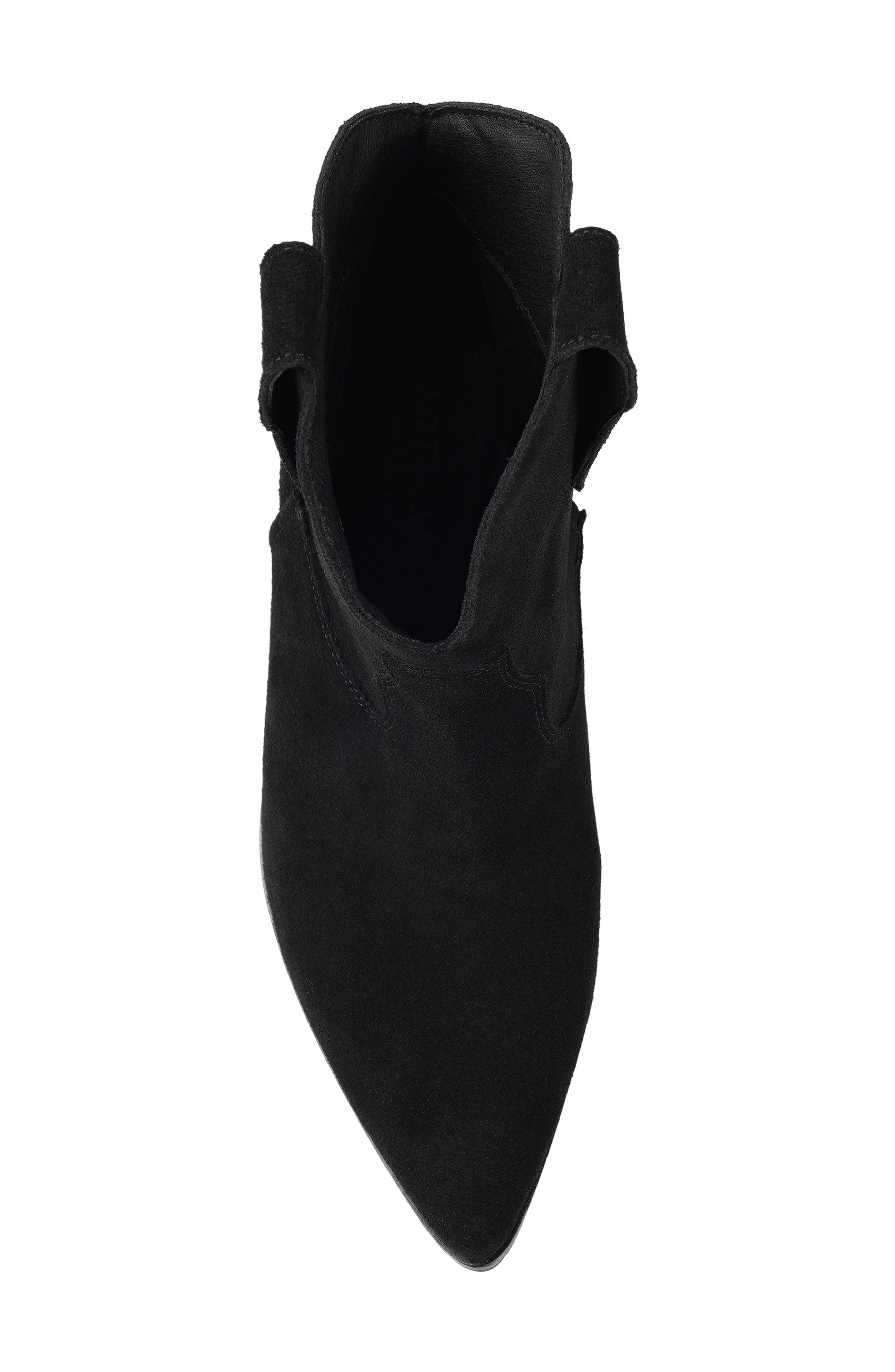 Artisan Crafted By Zigi Izzy Western Boot, Alternate, color, Black Suede