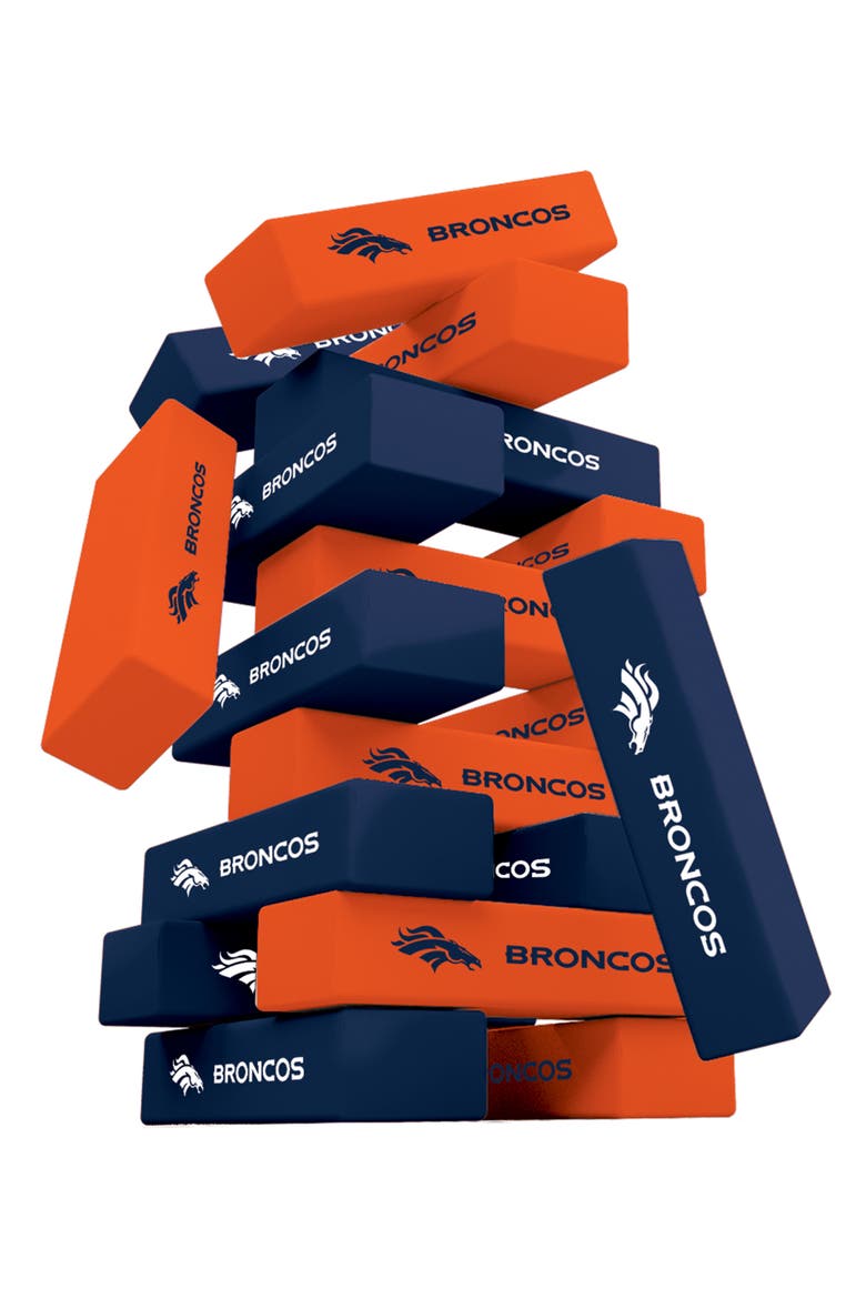 Denver Broncos Tumble Tower, Alternate, color, Multicolor