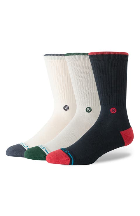 Toner Assorted 3-Pack Crew Socks