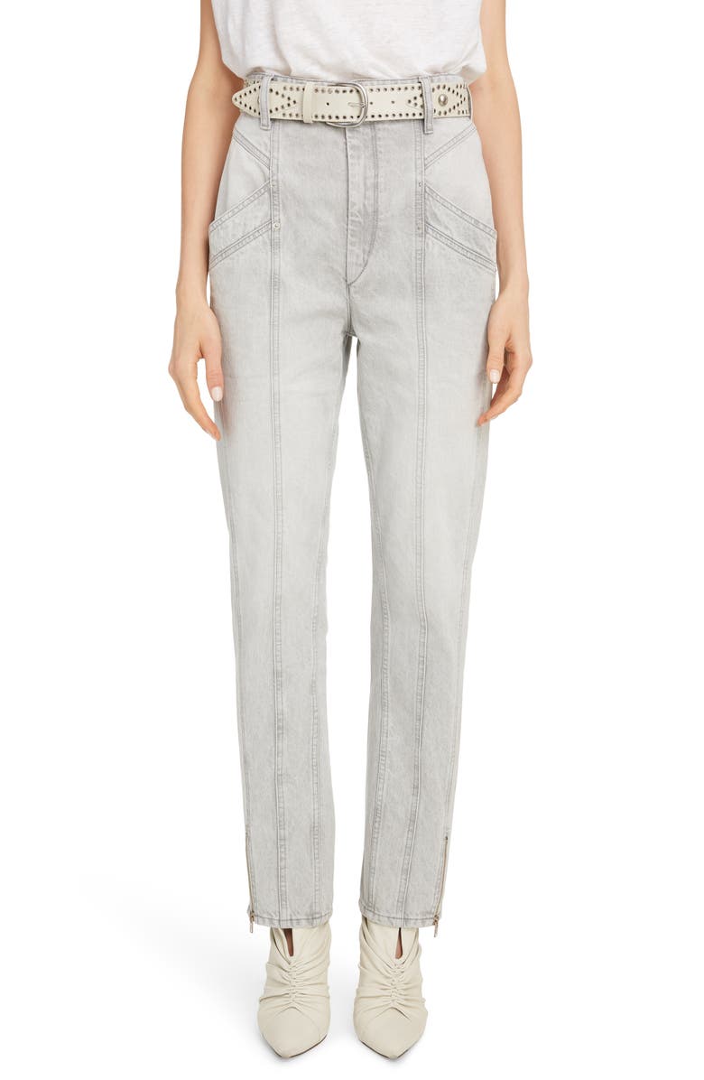 Isabel Marant Straight Leg Jeans, Main, color, 