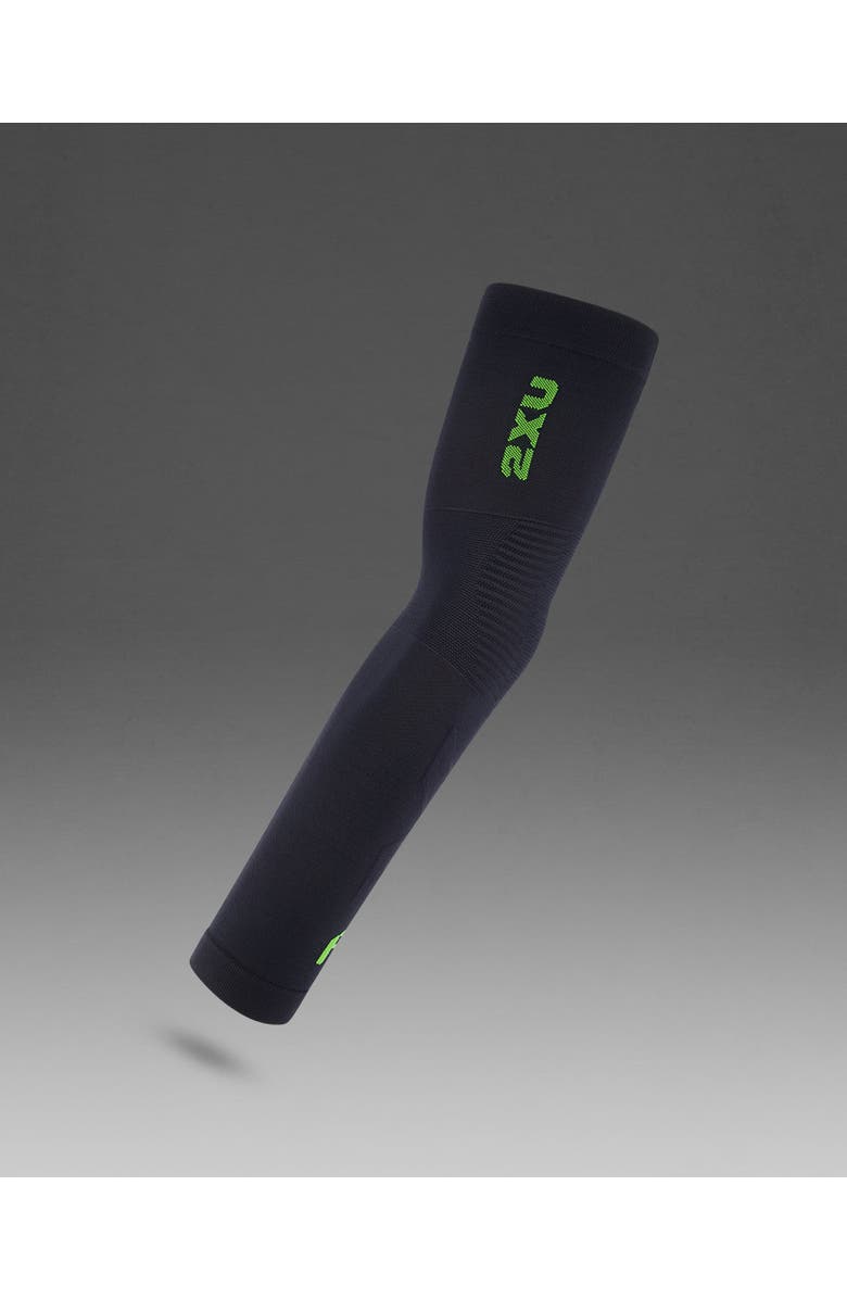 2XU Recovery FIR Flex Leg Sleeves, Alternate, color, Black/Nero