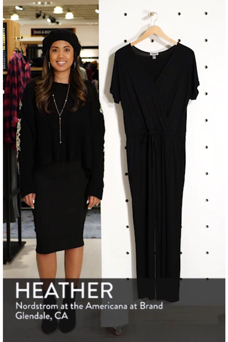 Faux Wrap Jumpsuit video