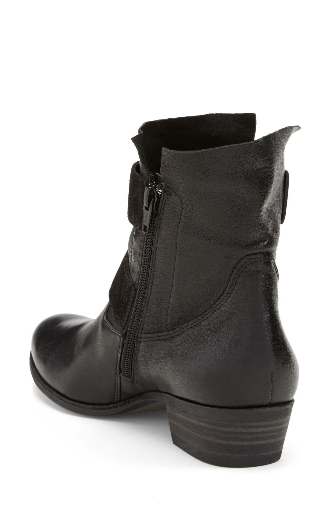 Paul Green 'Denver' Belted Biker Boot, Alternate, color, 