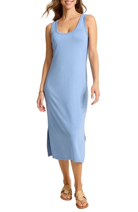 Drapey Ponte Midi Dress