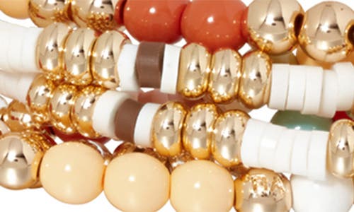 Roxanne Assoulin The Calm Bunch Set Of 6 Beaded Stretch Bracelets