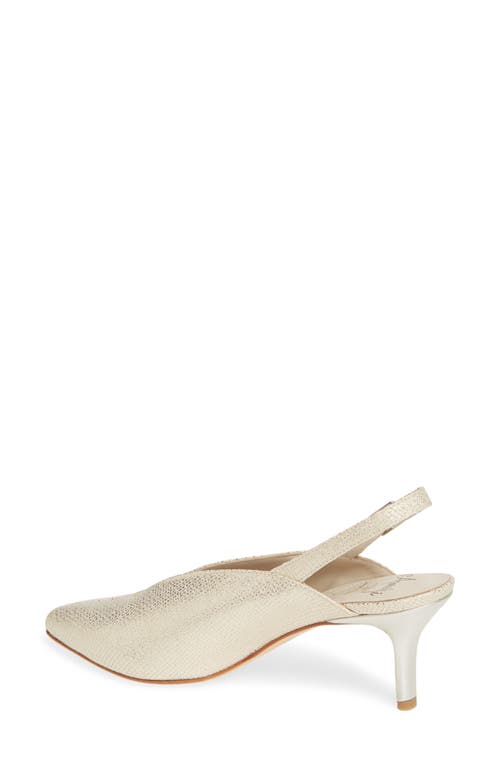 Amalfi By Rangoni Pinerolo Slingback Pump In Neutral