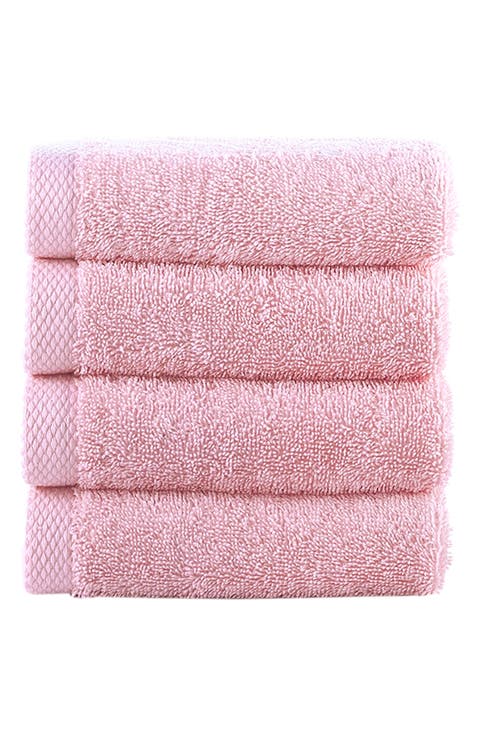 Solid Signature 4-Pack Turkish Cotton Washcloths