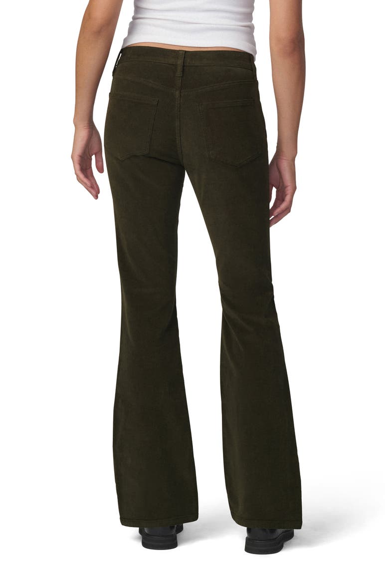 Inez High Waist Bootcut Corduroy Jeans, Alternate, color, OLIVE