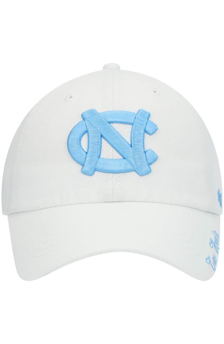 '47 Women's '47 White North Carolina Tar Heels Miata Clean Up Logo Adjustable Hat, Alternate, color, 