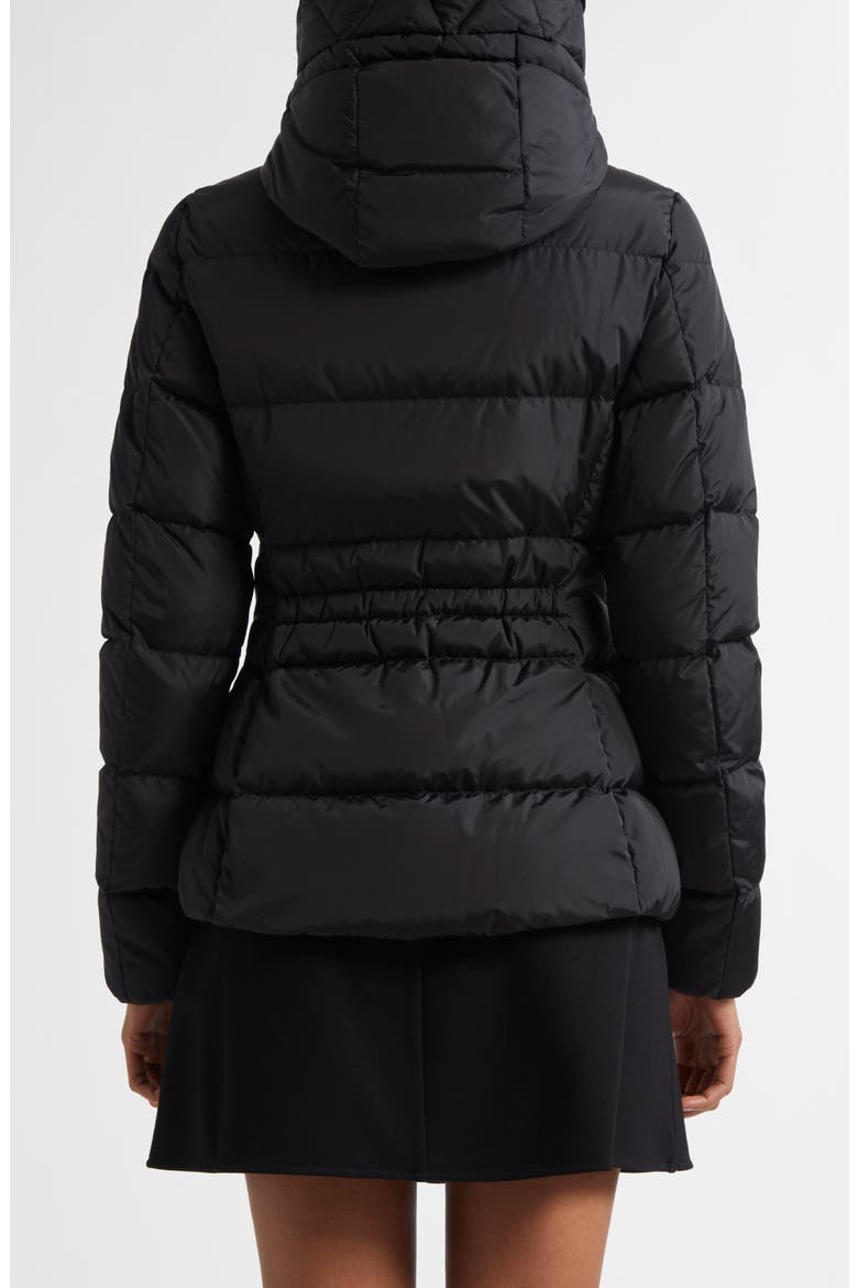 Avoce Hooded Down Jacket, Alternate, color, BLACK/BLACK