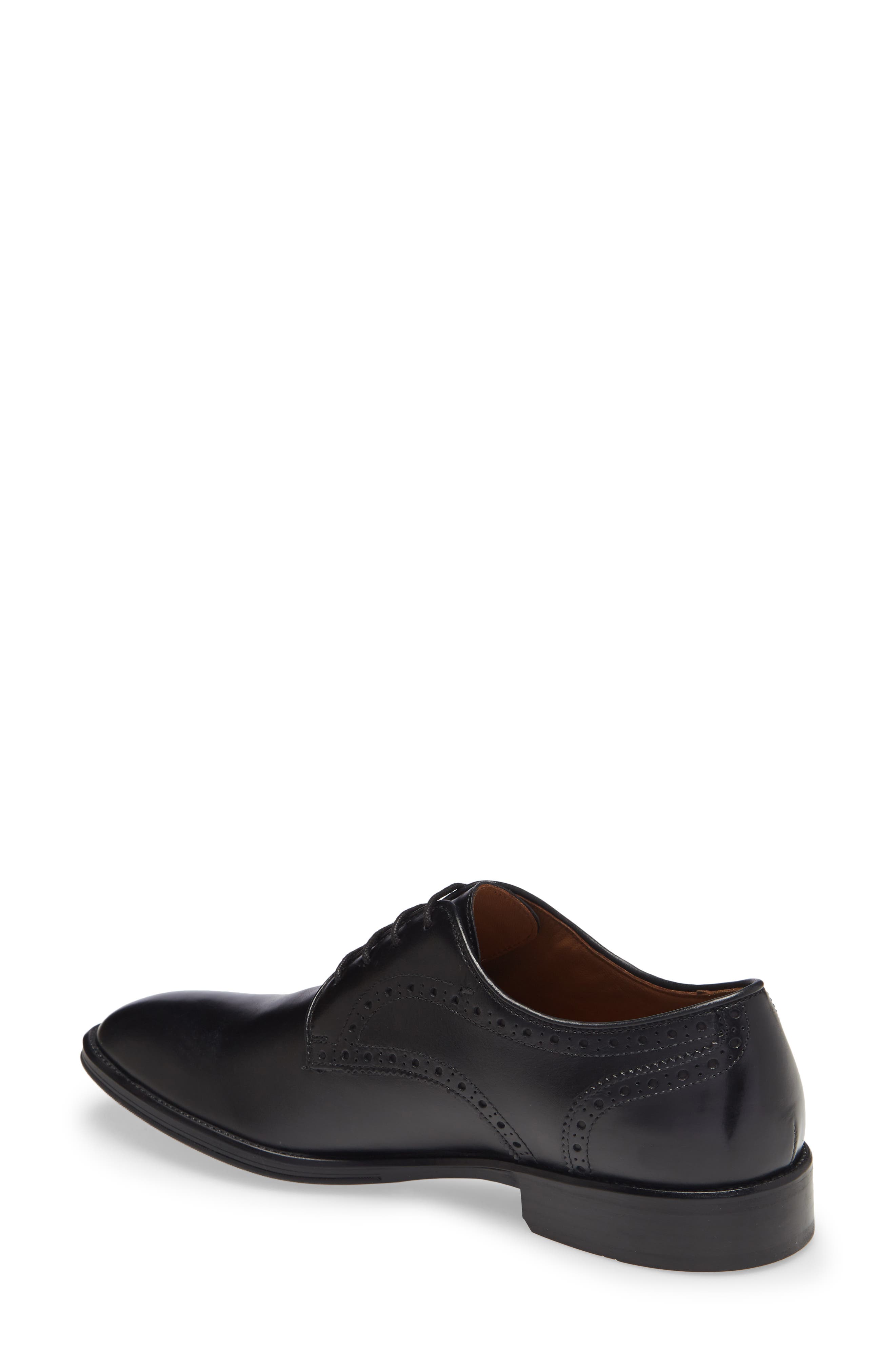 Johnston & Murphy Henrick Plain Toe Derby, Alternate, color, Black