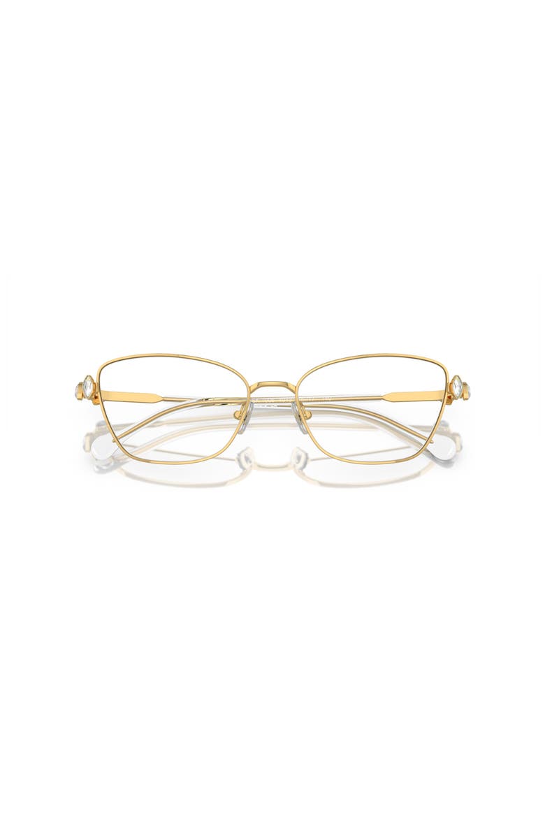53mm Rectangle optical glasses, Alternate, color, Gold