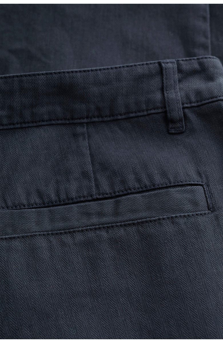 Seasalt Cornwall Helmsman Pleated Tapered Linen & Organic Cotton Pants, Alternate, color, Inkwell