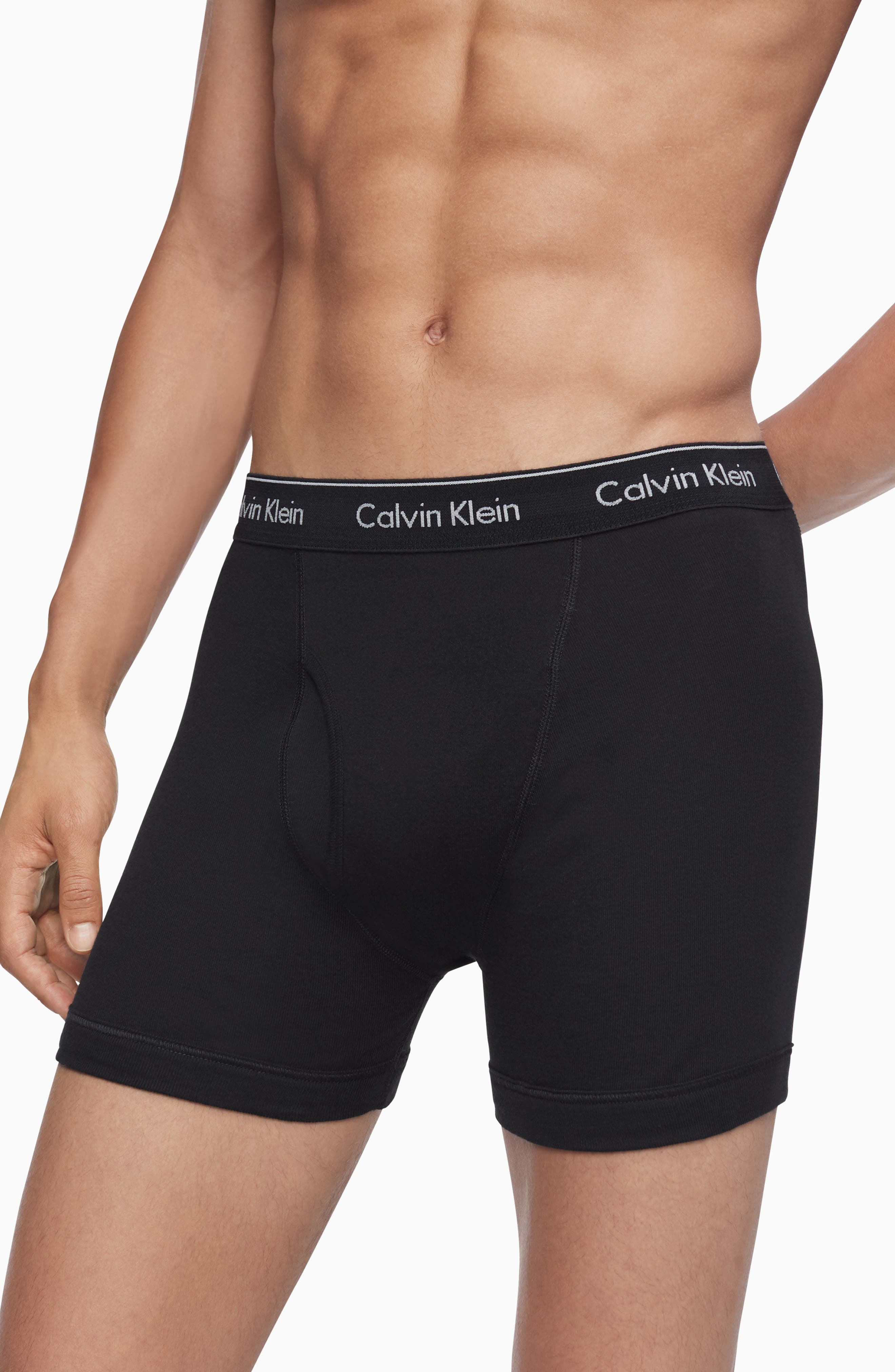 Мужские Calvin Klein Classics 3-Pack Cotton Boxer Briefs — фото 4