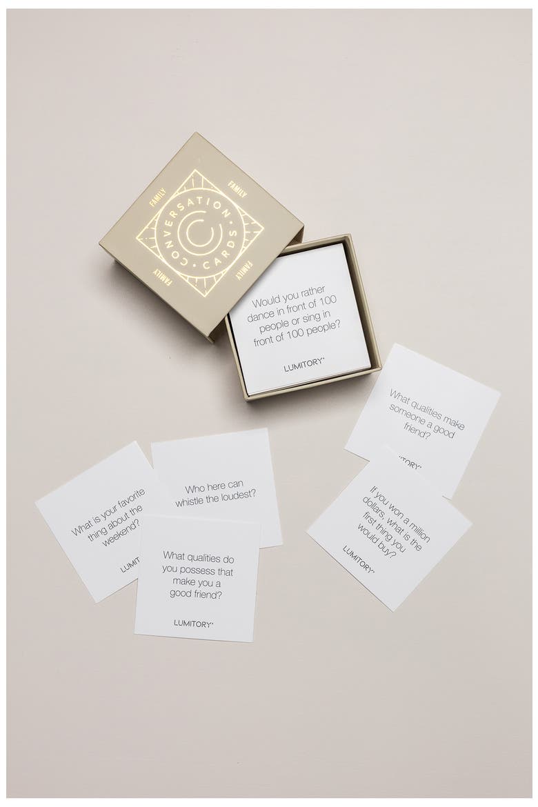 Family Conversation Cards, Alternate, color, CHAMPAGNE