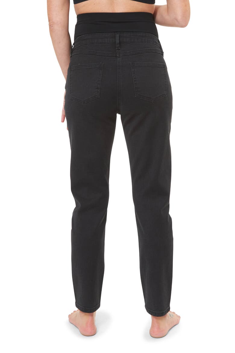 Hunter Over Bump Crop Jean, Alternate, color, BLACK