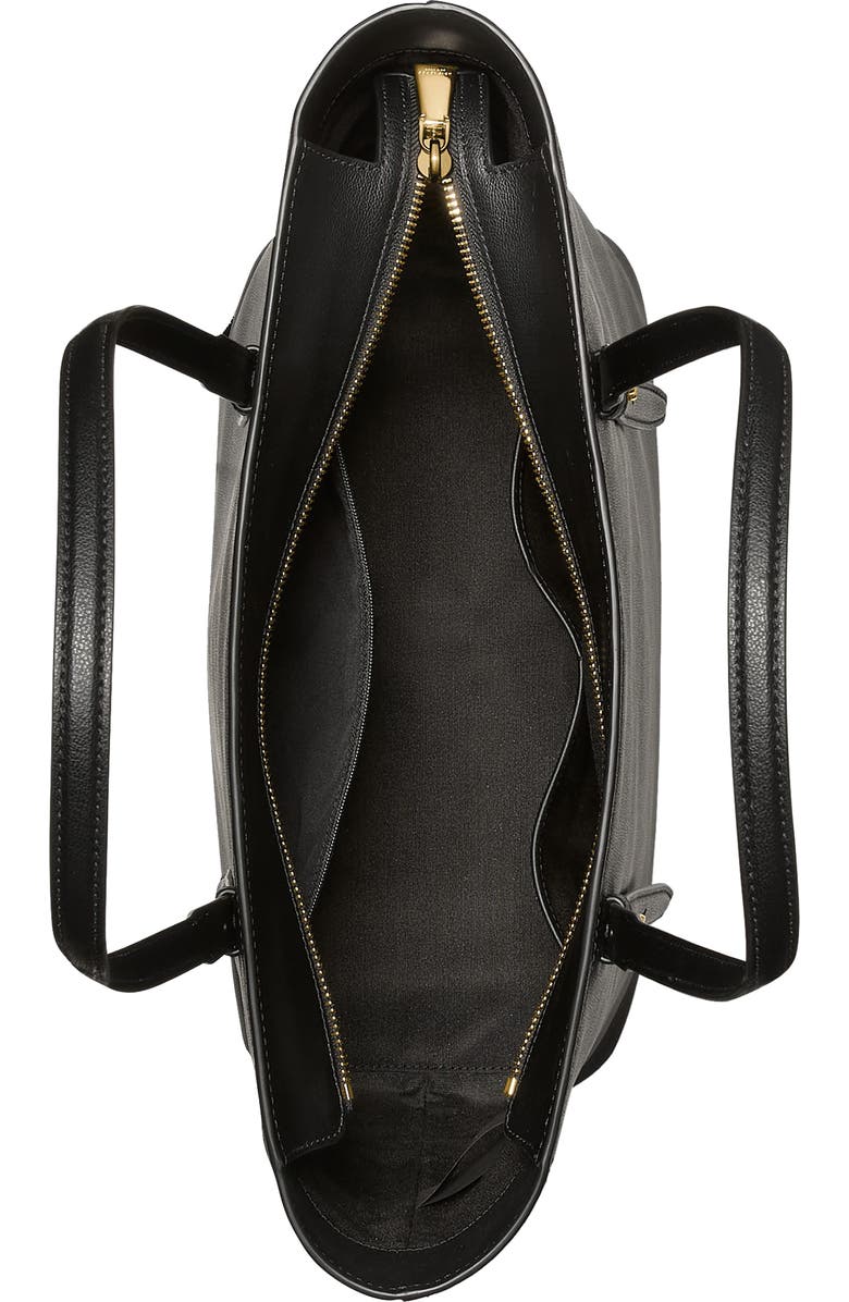 Kate Spade New York do it all fine grain leather tote, Alternate, color, Black