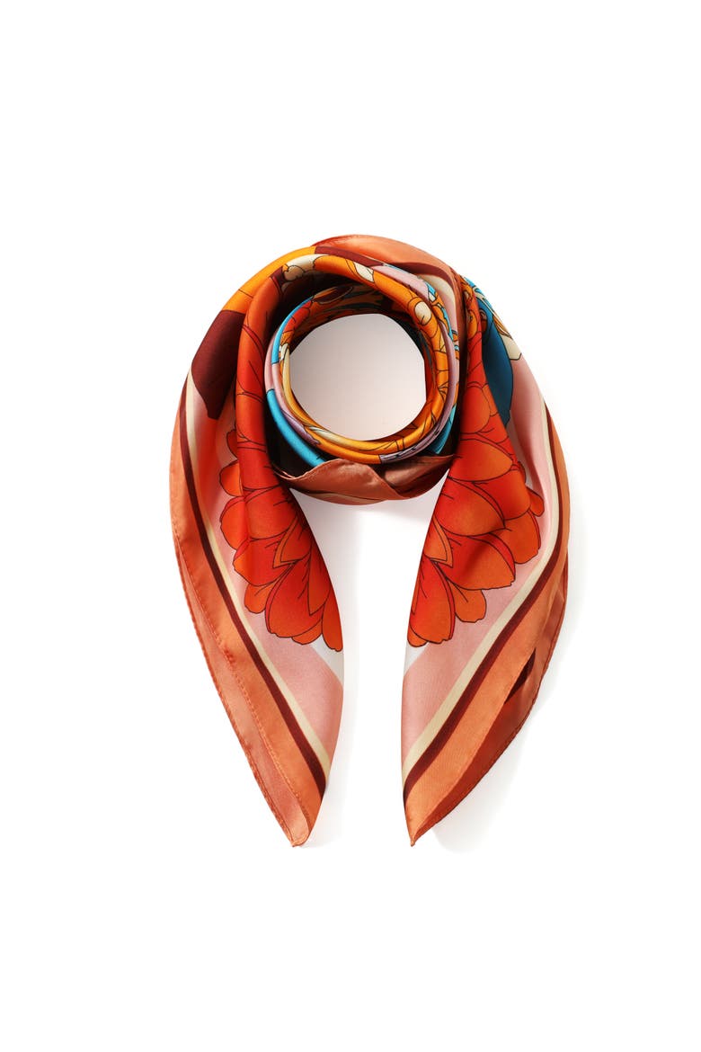 The Positano Scarf, Alternate, color, Multi-color