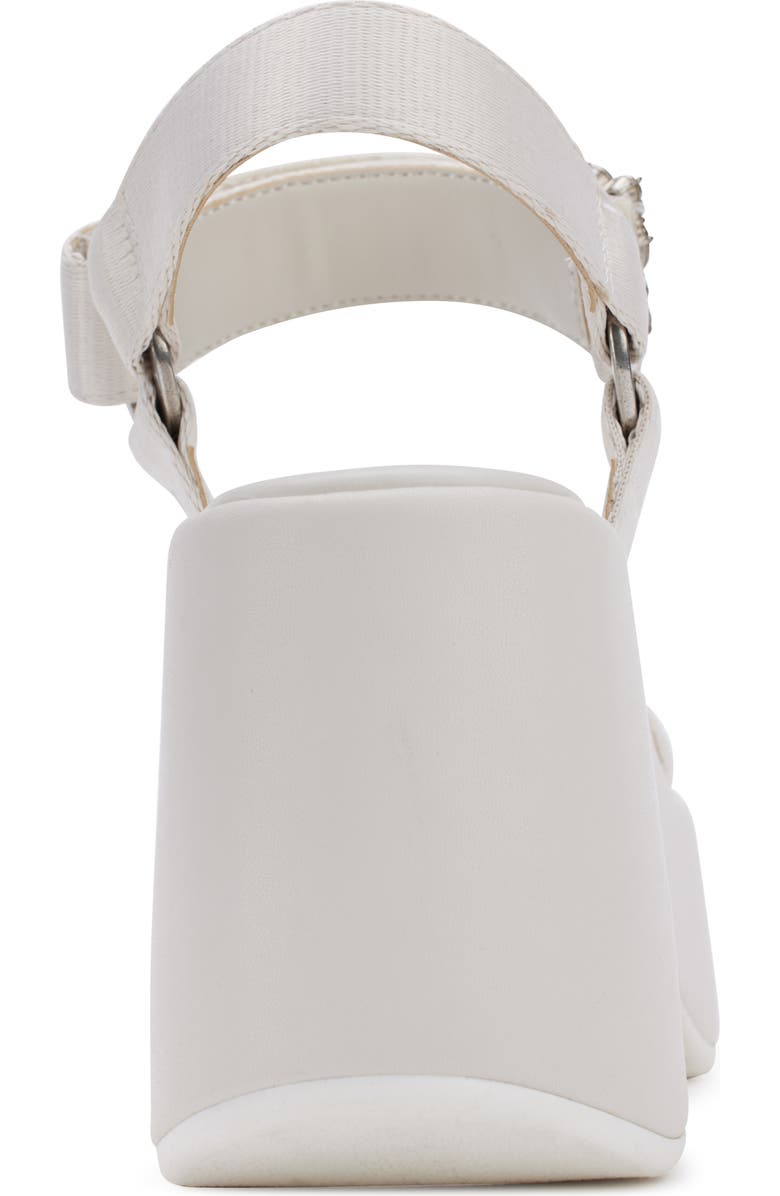 KARL LAGERFELD PARIS Kiana Platform Sandal, Alternate, color, Soft White