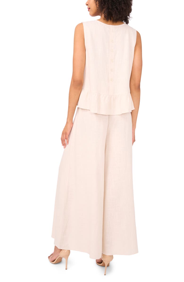 Vince Camuto Smocked Waist Wide Leg Pants, Alternate, color, 