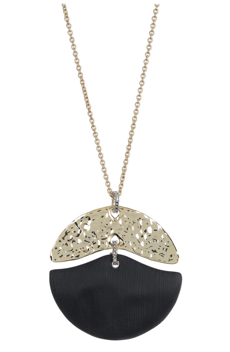 Alexis Bittar Hammered Mobile Pendant Necklace, Main, color,