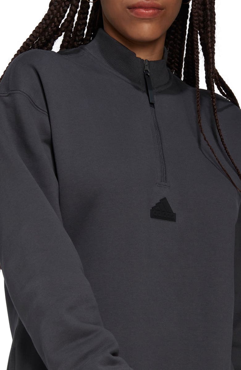 ADIDAS SPORTSWEAR Half Zip Sweater Dress, Alternate, color, 