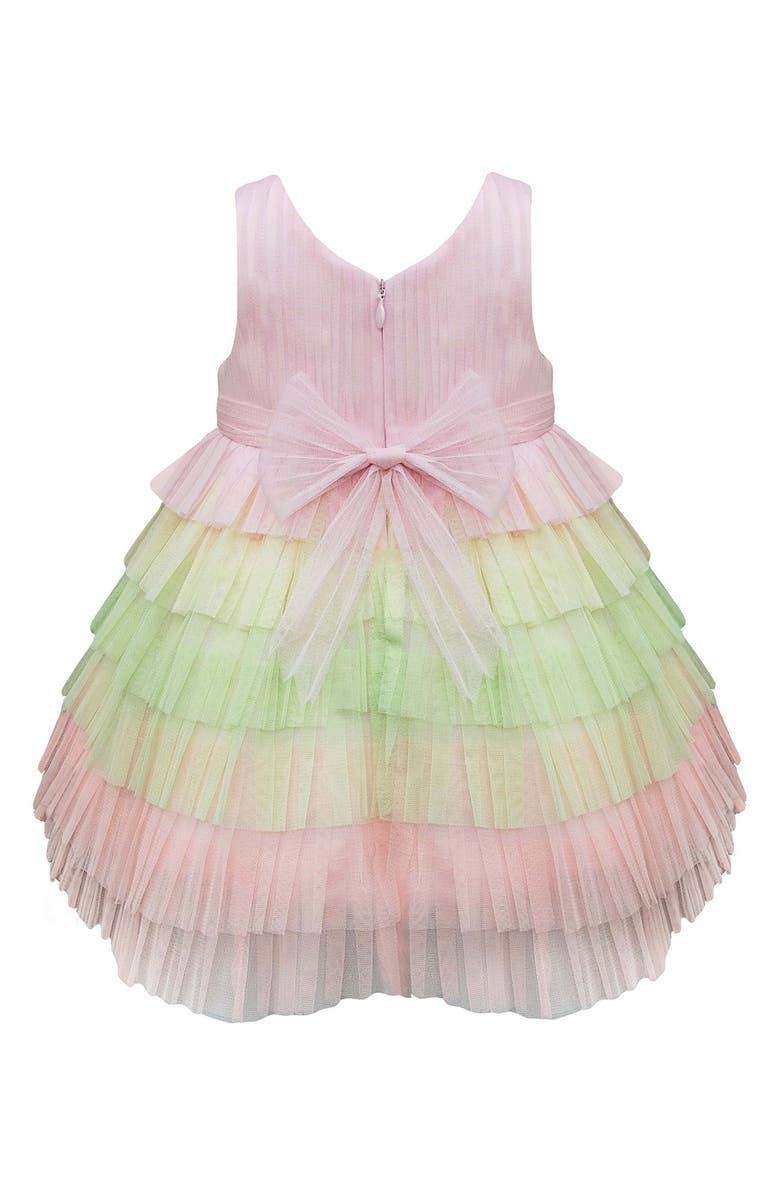 AMERICAN PRINCESS Tiered Mesh Rainbow Dress, Alternate, color,