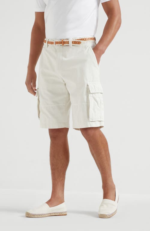 Brunello Cucinelli Cotton Gabardine Bermuda Shorts
